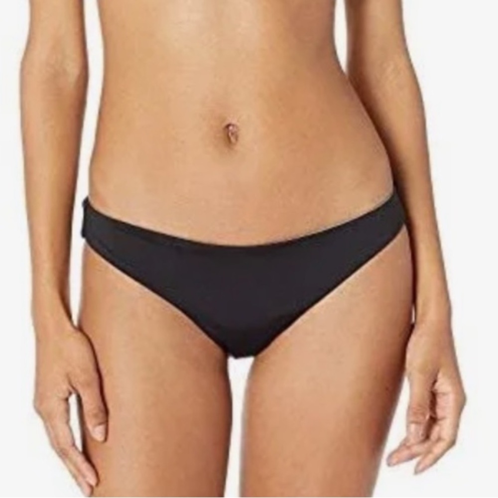 Skin Reversible Black & Taupe The Selby Bikini Bottom Size L NWOT